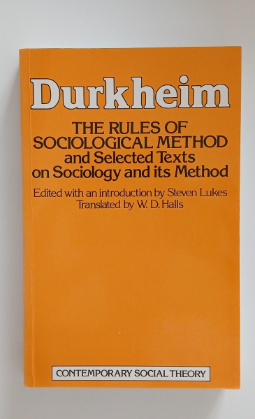 Køb The Rules of Sociological Method - And Selected Texts on Sociology ...