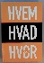 Hvem Hvad Hvor 2003