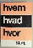 Hvem hvad hvor 1974