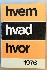Hvem Hvad Hvor 1976